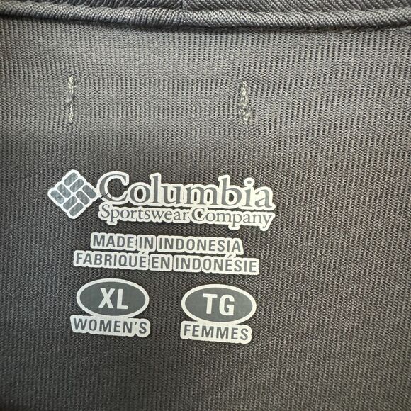 Columbia Jacket Women's XL Grey Full Zip Lightweight Casual Athletic Outdoor - Picture 3 of 6